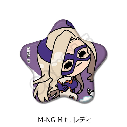 『僕のヒーローアカデミア』みんなmochocho化大作戦! 第4弾 星型缶バッジ M-NG Mt.レディ